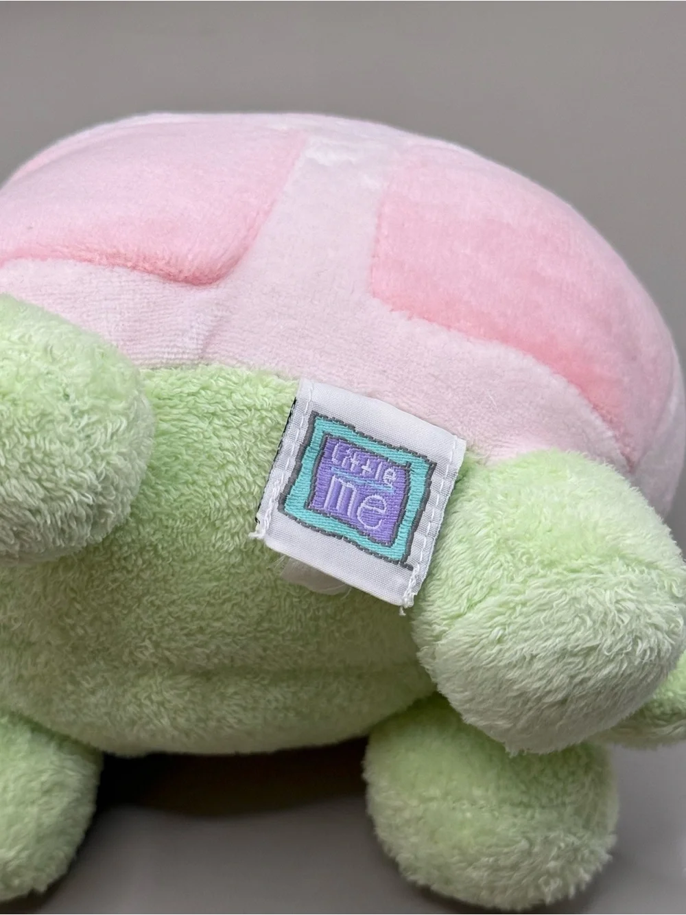 Vintage Little Me Pastel Baby Turtle Plush Stuffed Animal